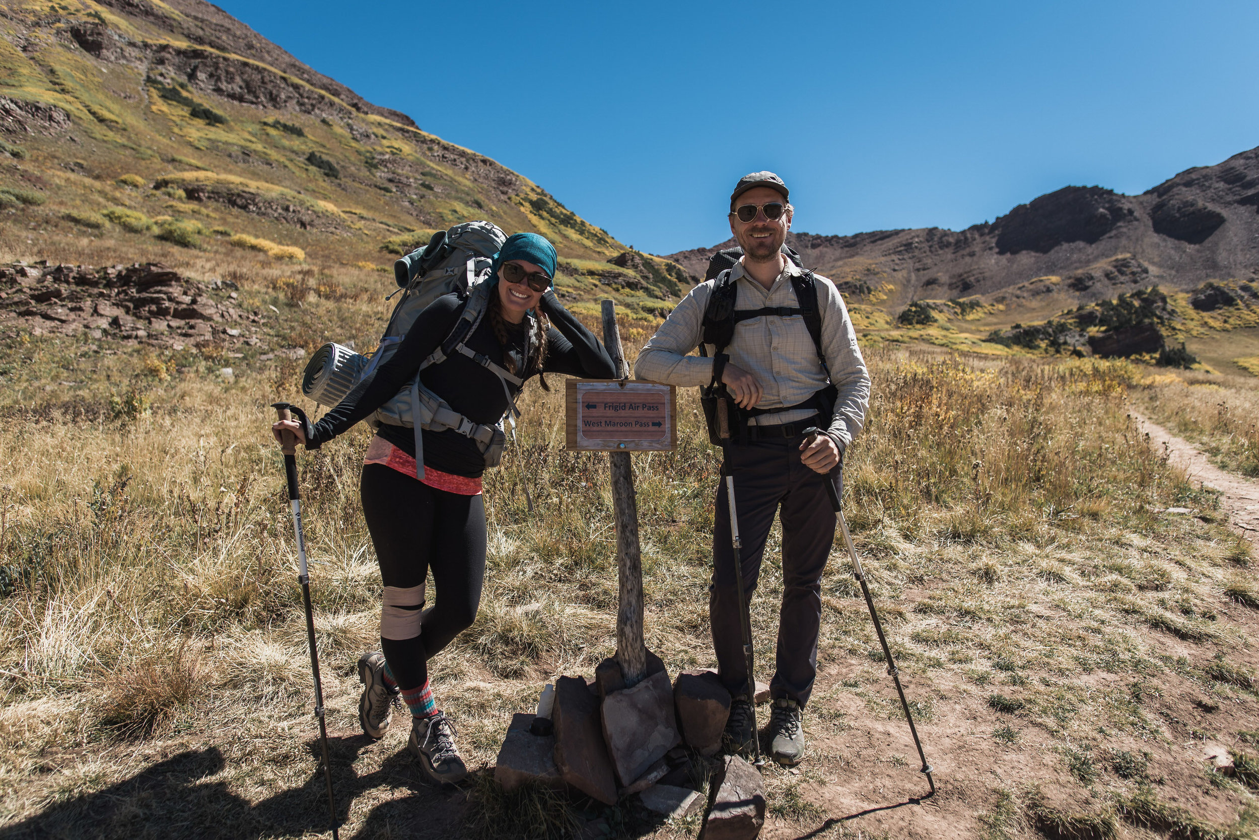 four pass loop fall colors backpacking aspen boulder photographers