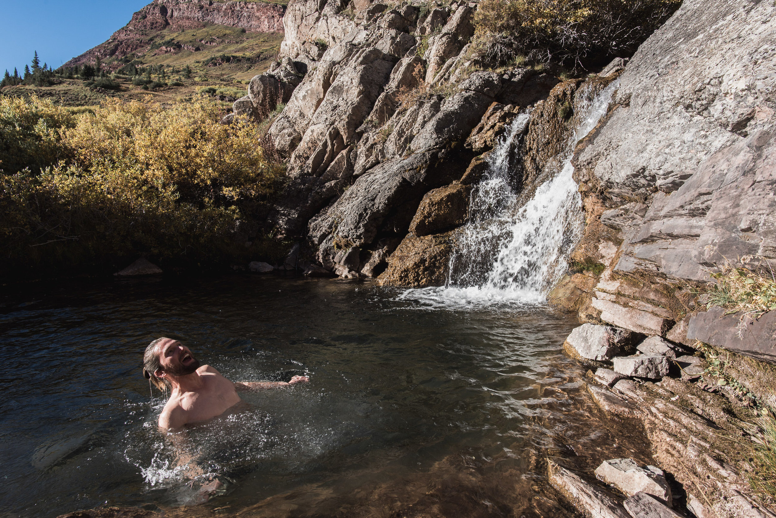 four pass loop fall colors backpacking aspen boulder photographers