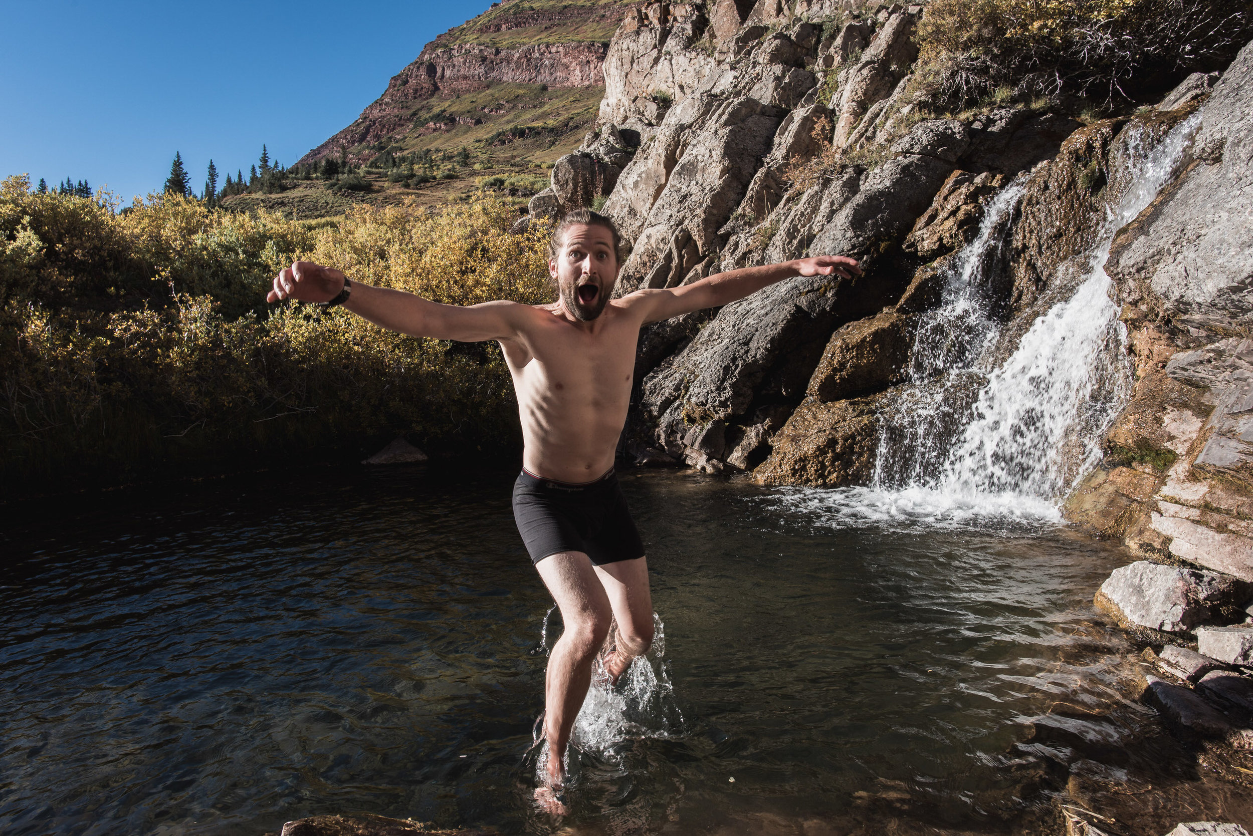 four pass loop fall colors backpacking aspen boulder photographers