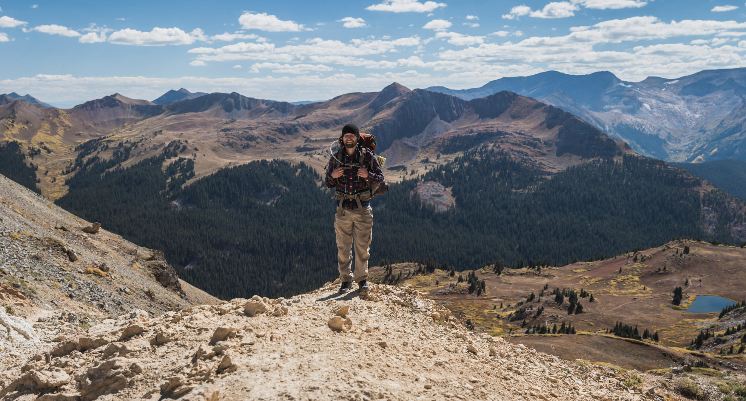 four pass loop fall colors backpacking aspen boulder photographers