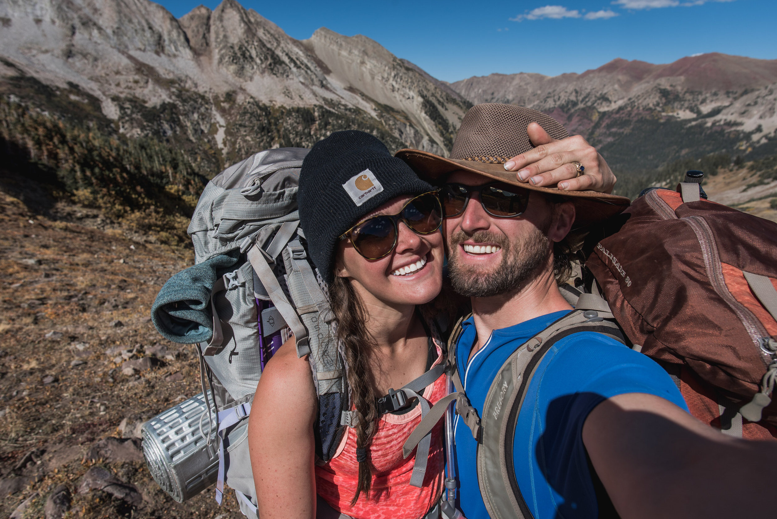 four pass loop fall colors backpacking aspen boulder photographers