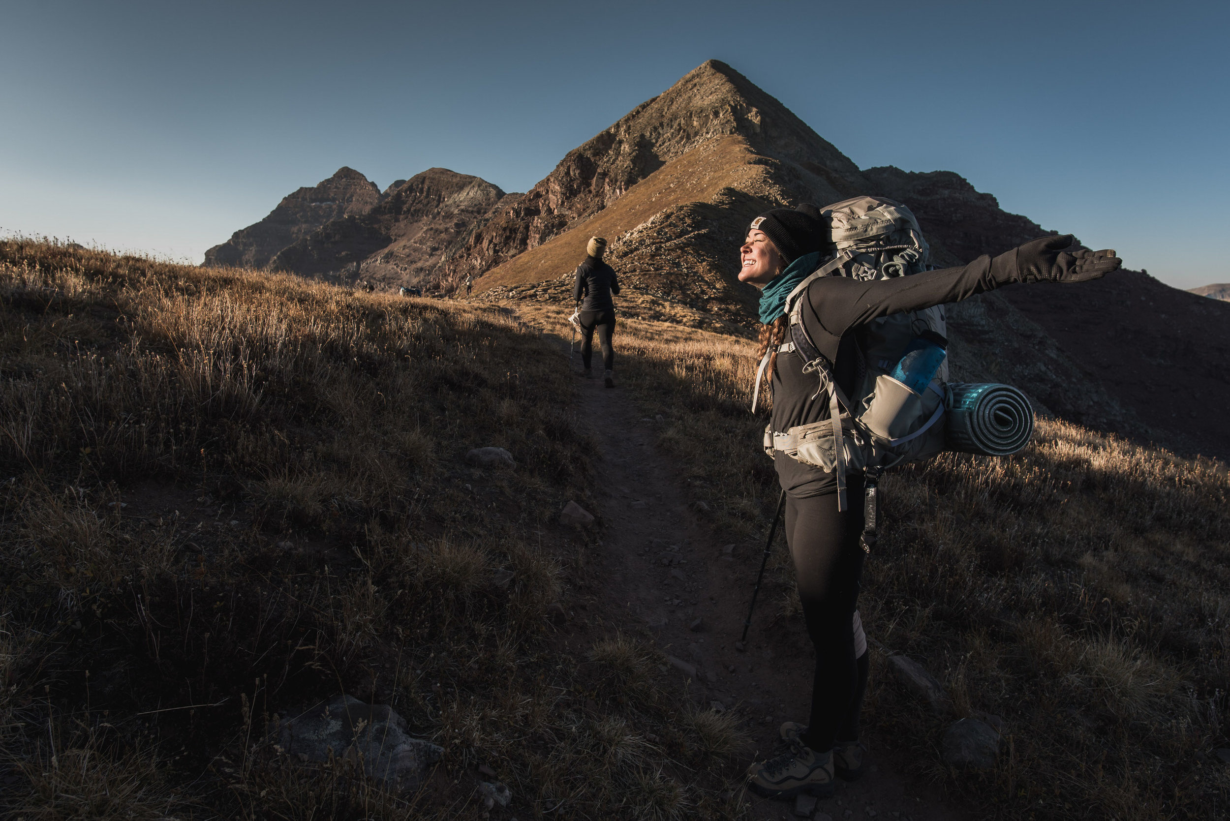 four pass loop fall colors backpacking aspen boulder photographers