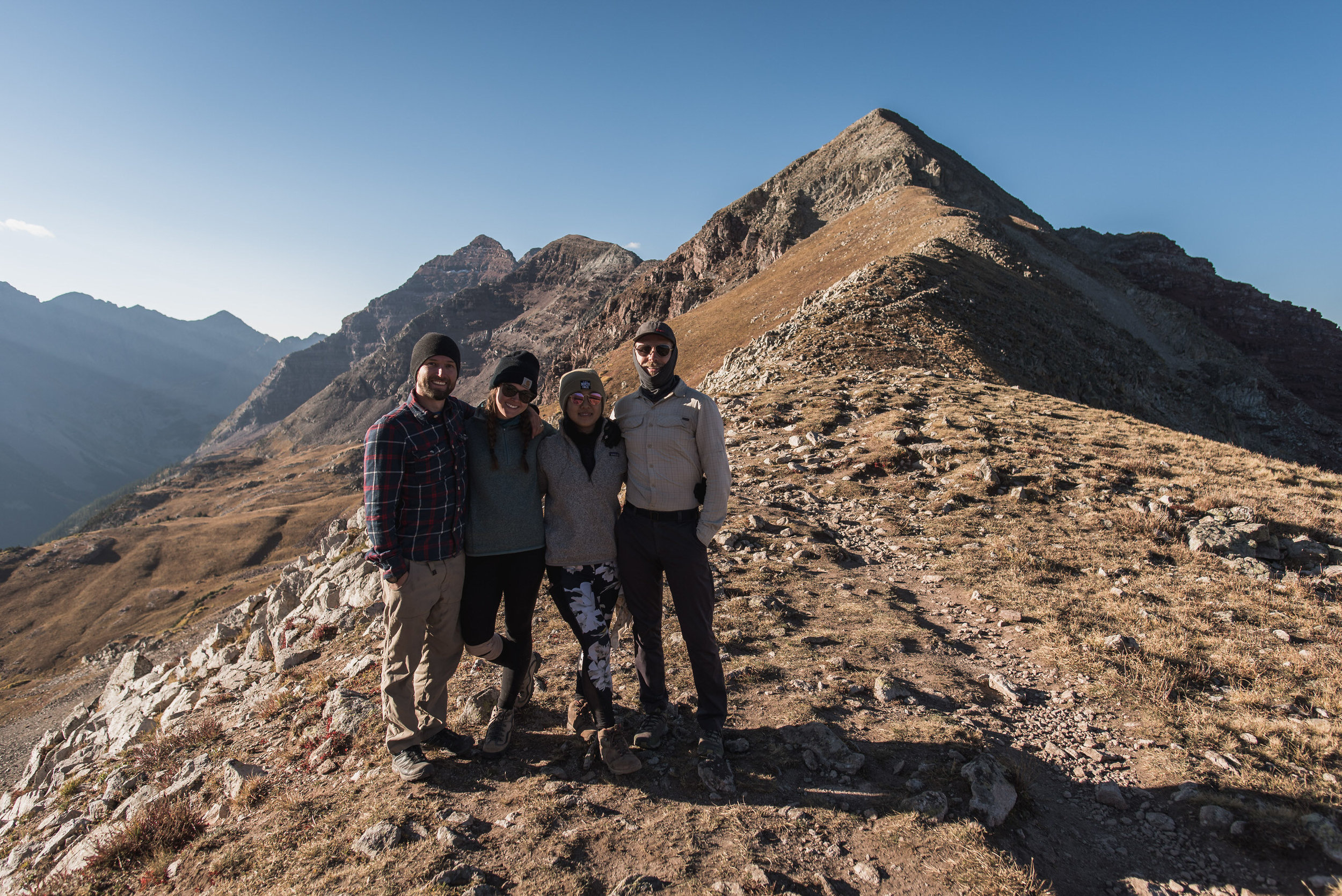 four pass loop fall colors backpacking aspen boulder photographers