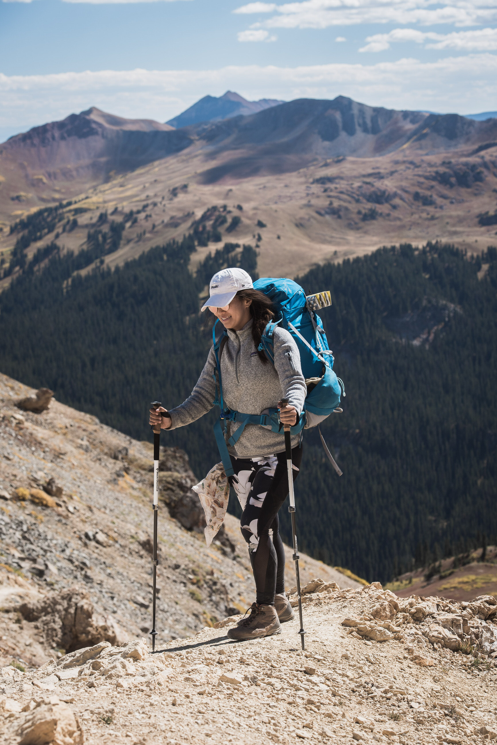 four pass loop fall colors backpacking aspen boulder photographers