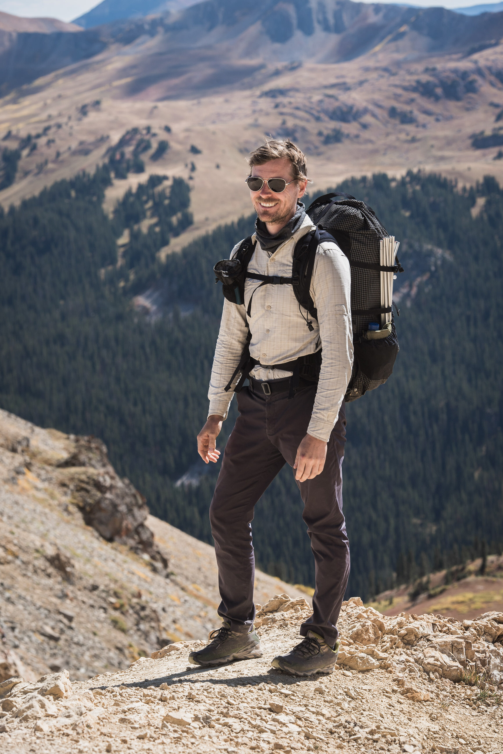 four pass loop fall colors backpacking aspen boulder photographers