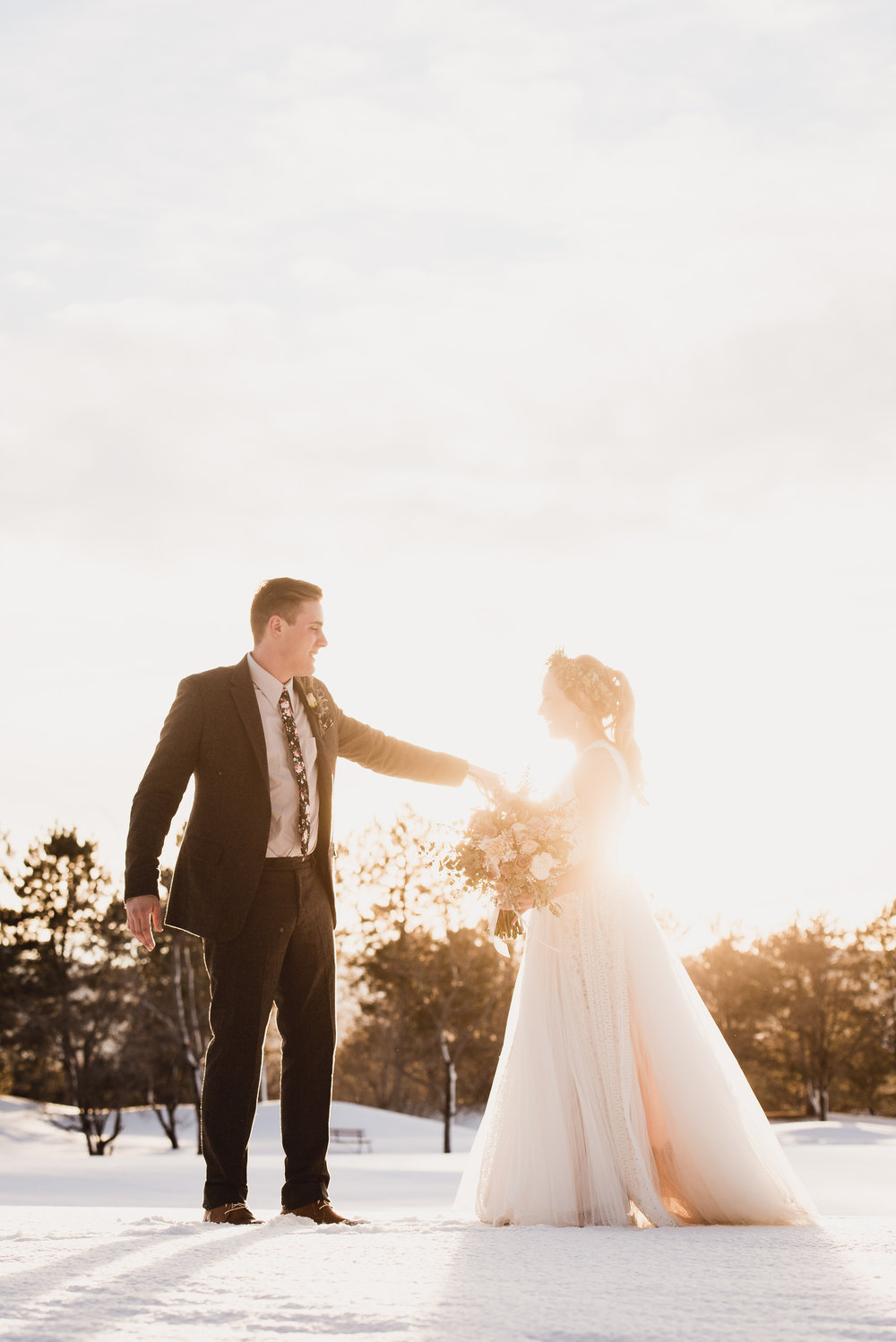 raccoon creek winter wedding photography boulder colorado mountains