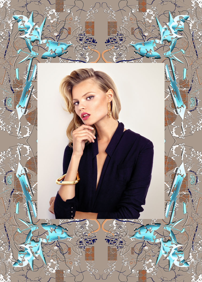 Photo from YES 2013 Calendar. Jewellery: Ania Kuczyńska for YES, model: Magdalena Frąckowiak. Photo: Magdalena Łuniewska