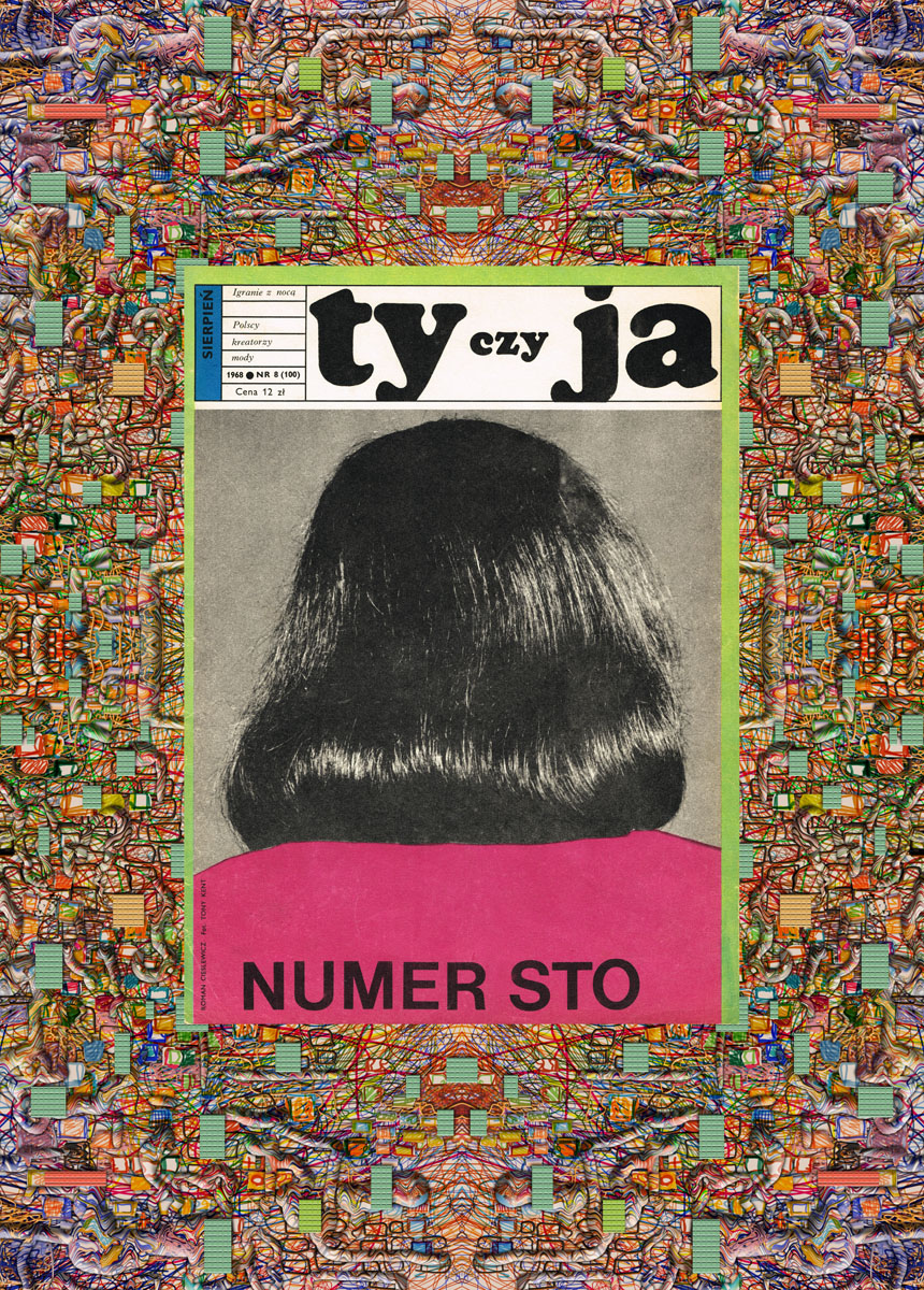 Cover of Ty i Ja magazine, entitled Hundred Issues. Graphic design: Roman Cieślewicz. Photo: Tony Kent