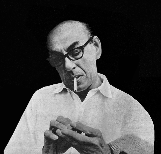 Professor Henryk Tomaszewski, poster designer , 1966 printed in "Ty i Ja", Warsaw, December 1966, photographer Jan Popłoński
