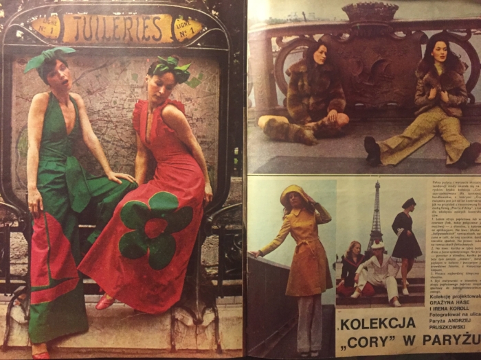 Cora collection in Paris, photo Andrzej Pruszkowski, Ty i ja (issues 148), 1972