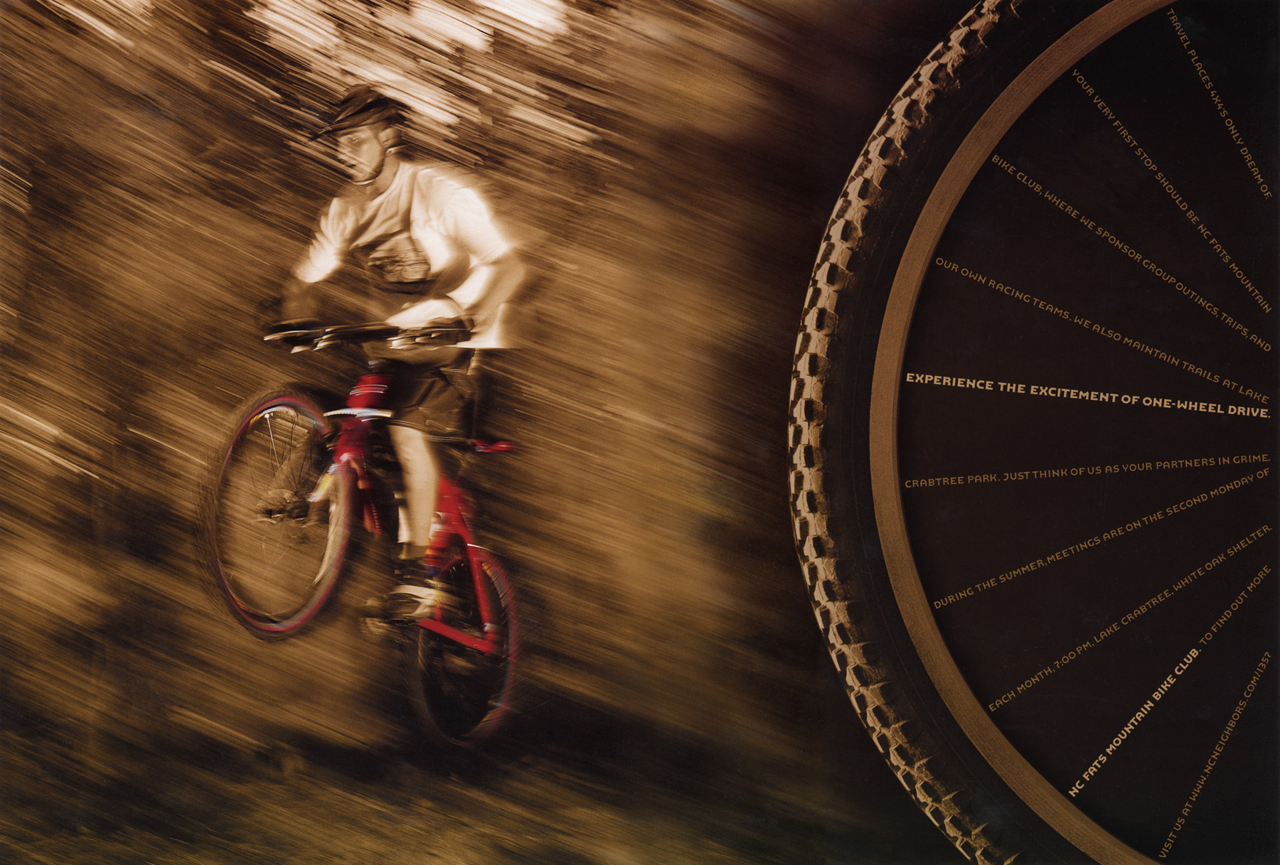 NC Fats Mountain Bike Club I wrote and designed several pro-bono posters for this local mountain bike club.