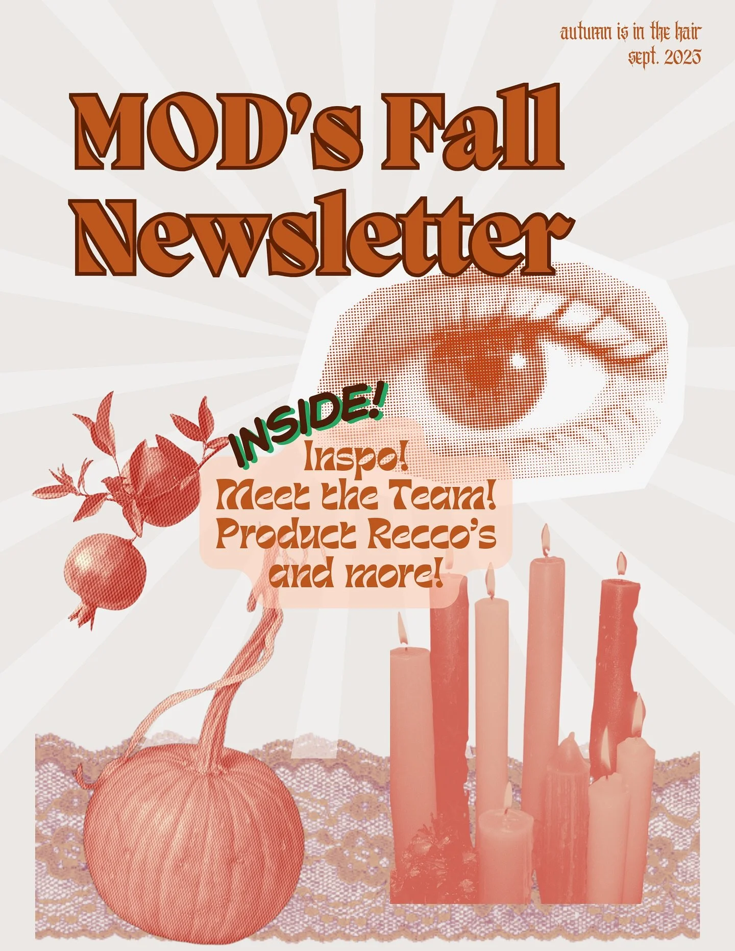 We&rsquo;ve been busy at MOD! 🎃 Learning new techniques, sharpening our skills, growing personally, bonding and creating the best hair we can for our kick ass clients! 

Catch up with us in our newsletter that usually is only distributed to our clie