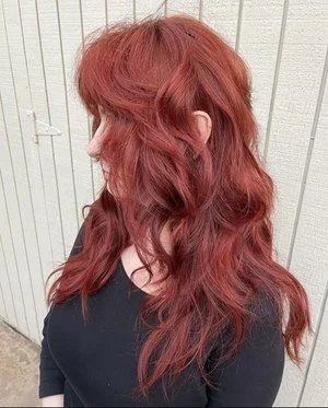 Red Copper Waves by Devita
