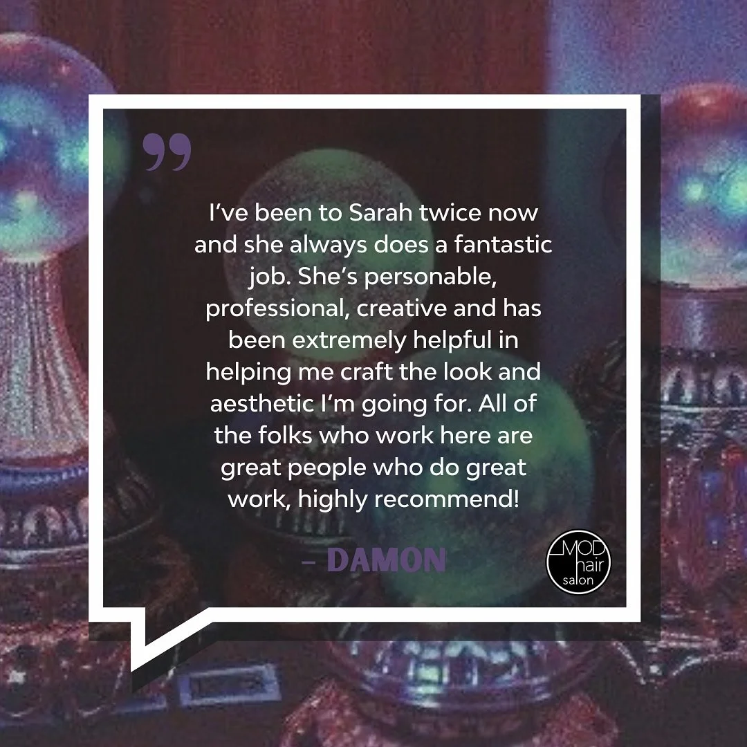 Thank you for all the love in our recent reviews! You&rsquo;re the reason we love what we do! 

Since we&rsquo;re a gratuity free salon, things like reviewing us and referring friends and family really mean a lot to us and help others to discover our