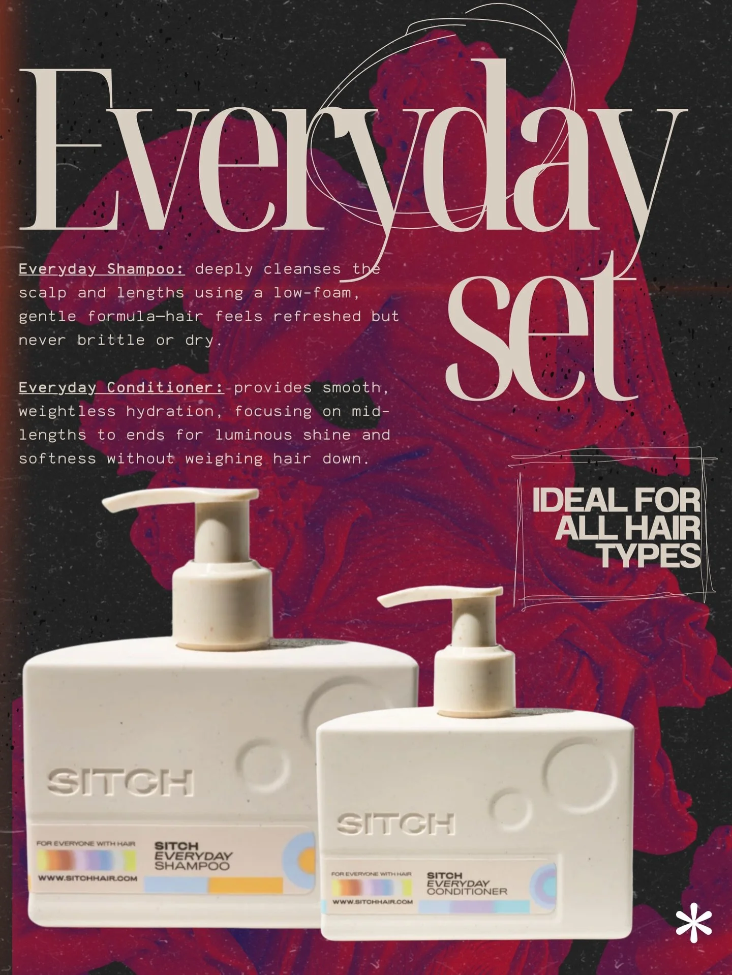 Everyday Shampoo and Conditioner pairing, perfect for virtually any hair type. Concentrated! Refillable! Developed by local hair stylists @anthonyedge74 and @beautybeaumama 
*Nourishing
*Reduces Breakage
*UV Protection
*Color Safe
*Smell like a beach