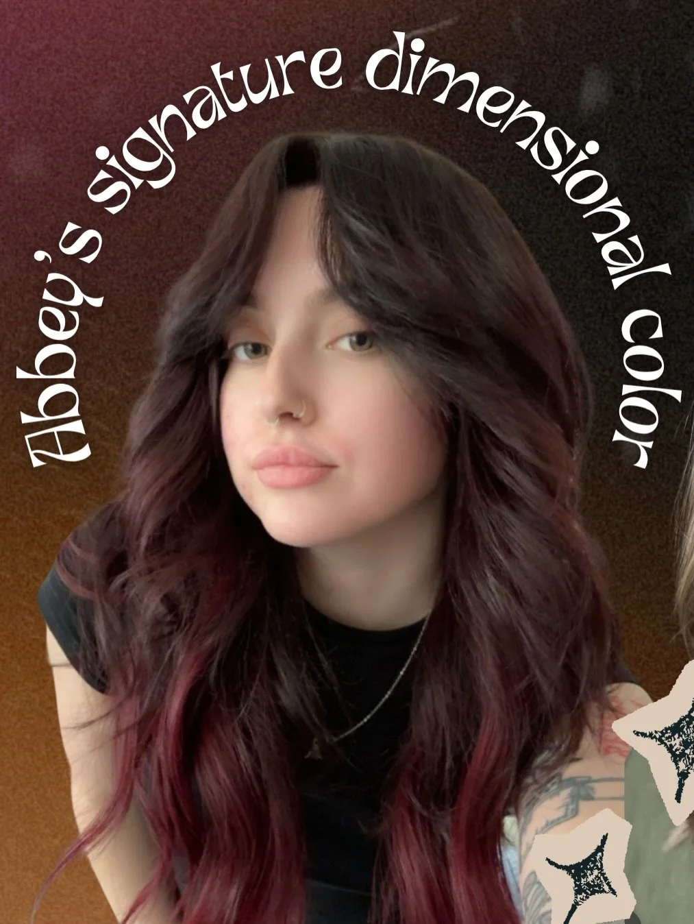 A signature service appointment with Abbey starts with a conversation to talk about what colors and tones you do and don&rsquo;t like, look through inspiration photos to get some ideas and discuss maintenance options. 

From there, she weaves blended