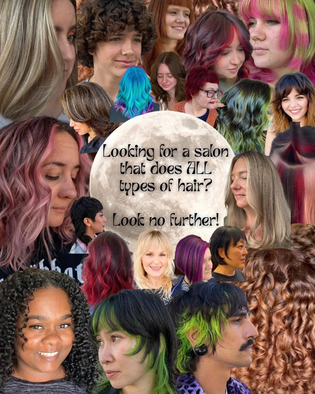 From edgy to classy, student to retired, we do all hair 

Your hair is a reflection of you and your personality and it should tell a story

No time for frequent visits? We have techniques to make the grow out last

Want to change up your bangs every 