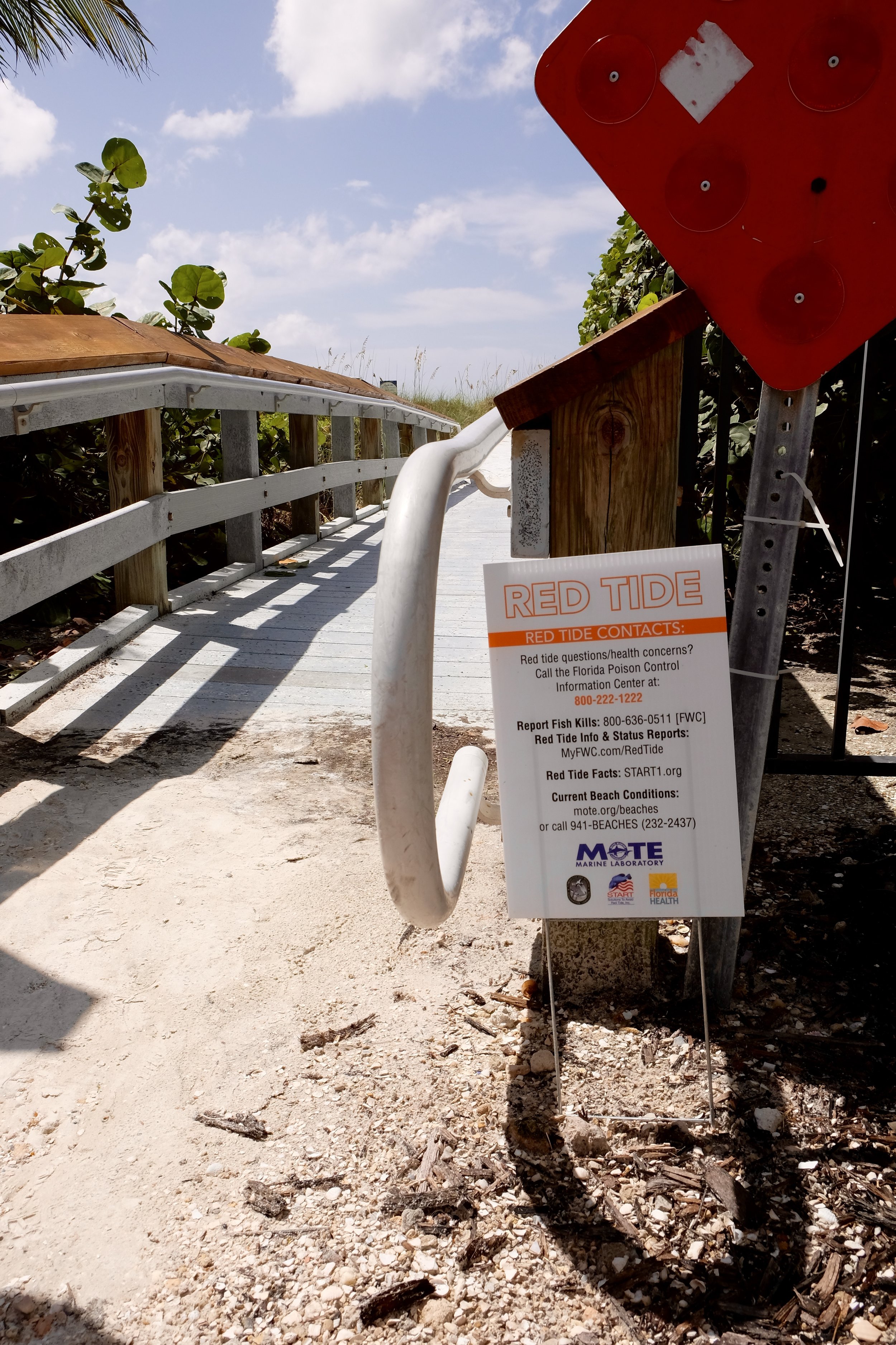 New Red Tide Notices: Fort Myers Beach