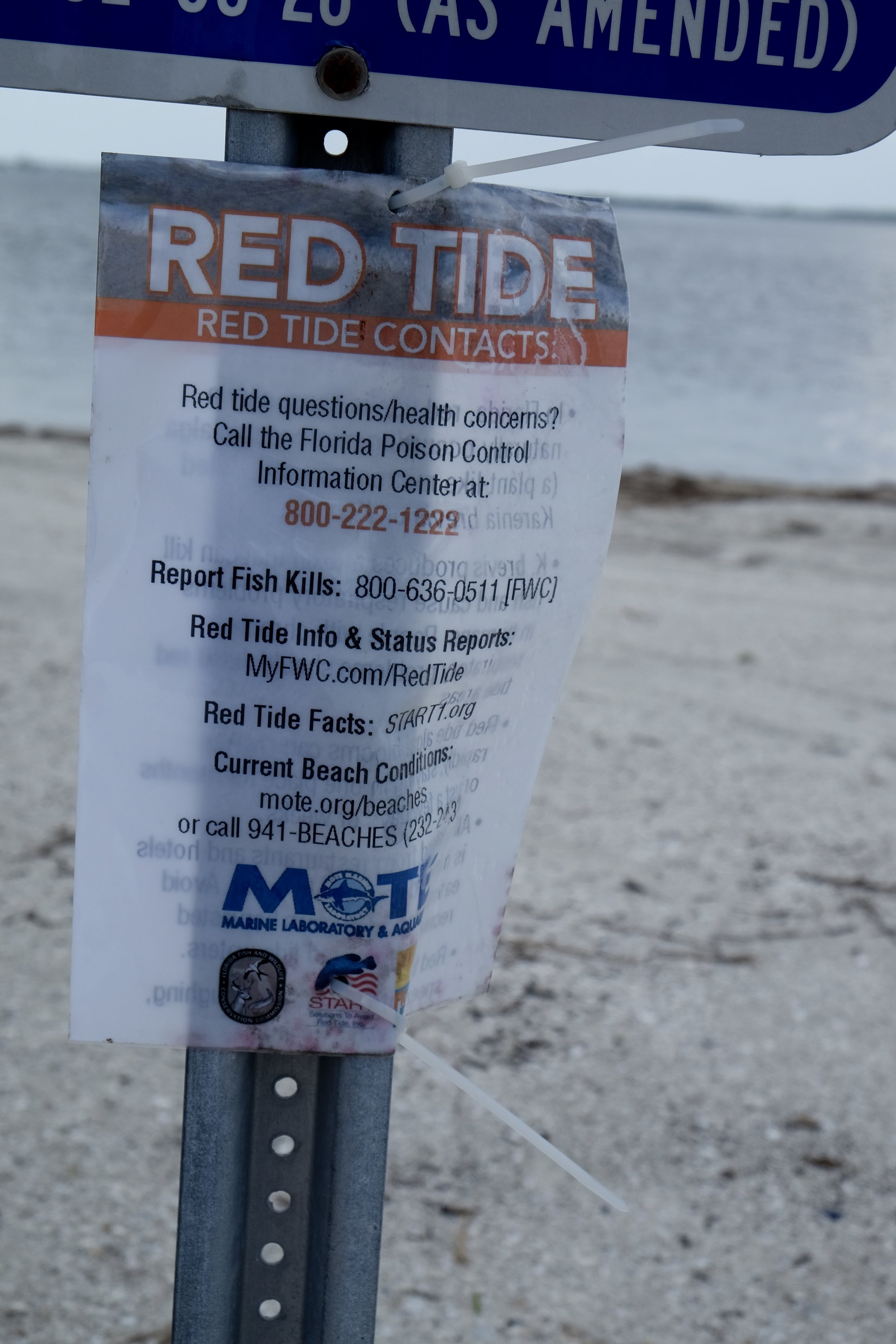 Red Tide Notice: Causeway Island Park