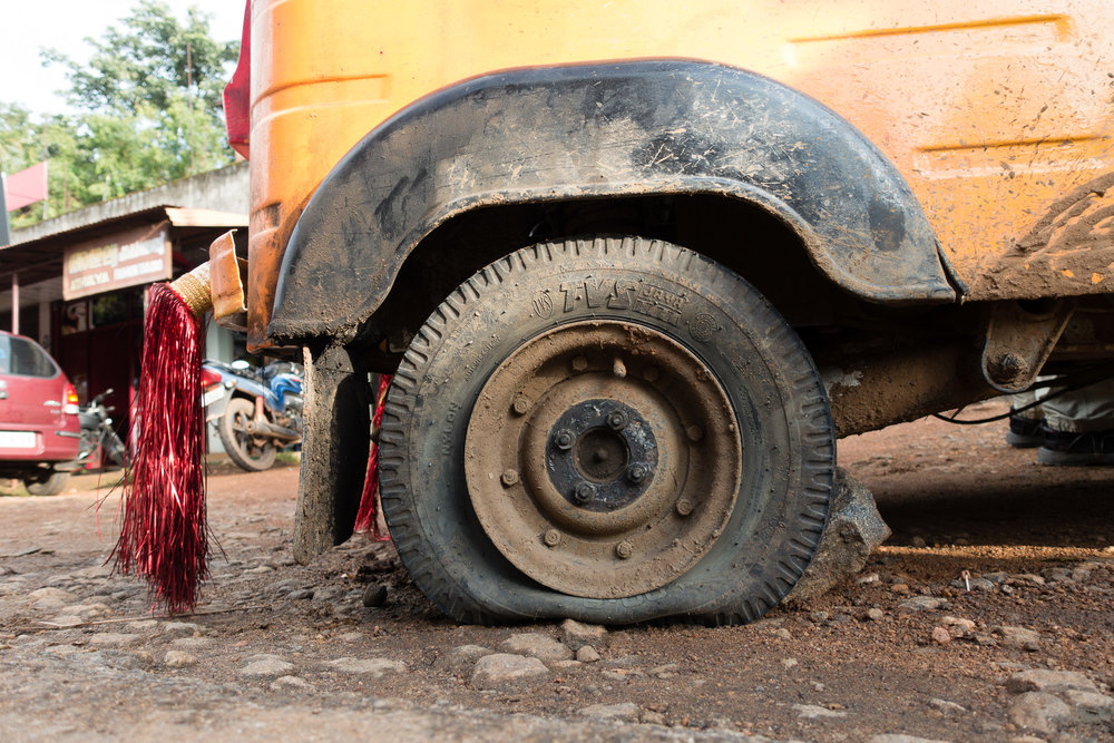 Another flat tire.