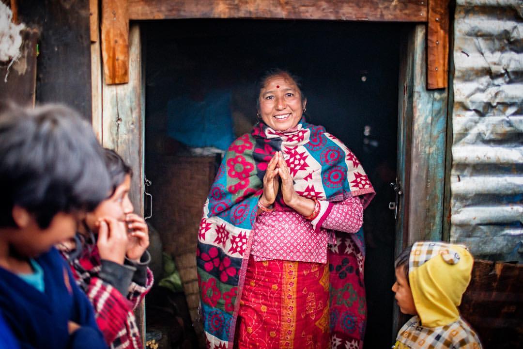 One of my favorite assignments of 2016. It's amazing how much compassion the organizations I work with have for the people they help. On assignment for Americares documenting their rebuilding efforts after the devastating earthquake in Nepal. This is Junkiri, she was seriously injured when her house collapsed on her during the earthquake. @americares helped her with much needed physical rehabilitation so she could help in providing for her children. I went with her doctor up into the mountains of the Sindhupalchowk district to follow up on her progress. She is doing great and was happy for us to all crowd into her house.