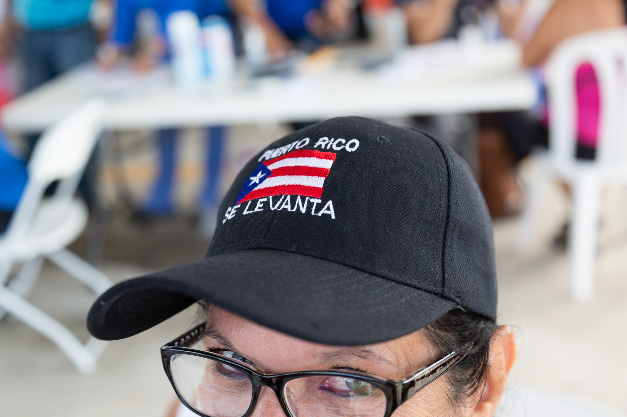 Puerto Rico se Levanta" Photographed in my motherland after the devastating hurricane Maria. I was both sad and proud to see my people helping each other and powering through the lack of everything.