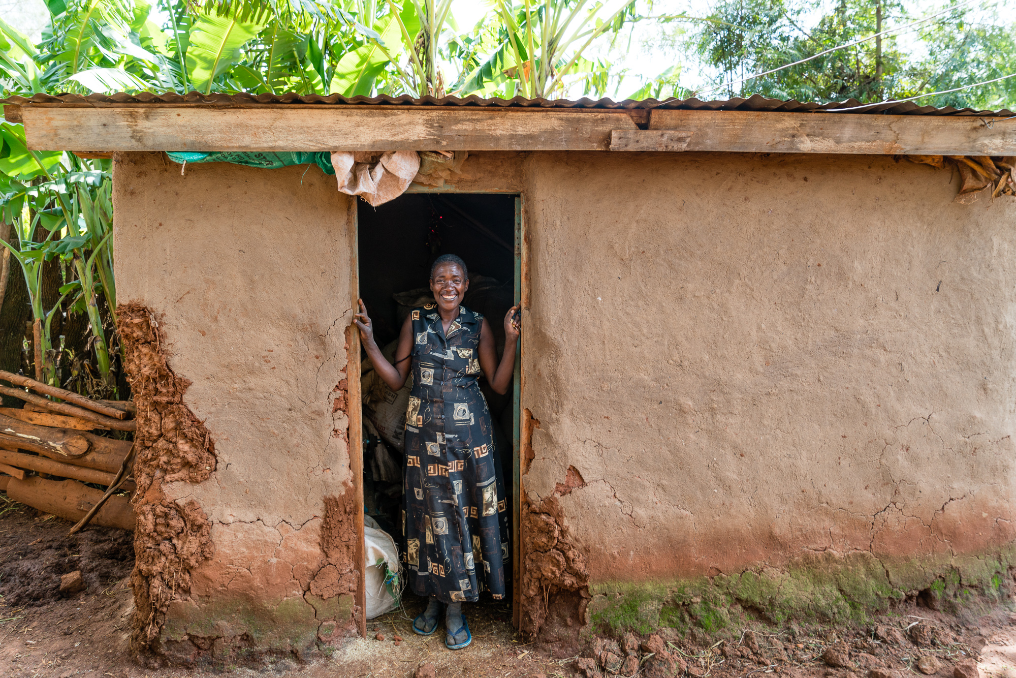 Traveled to Kenya to document stories on micro loans for women. This woman was able to start her farm and small business with a micro loan.