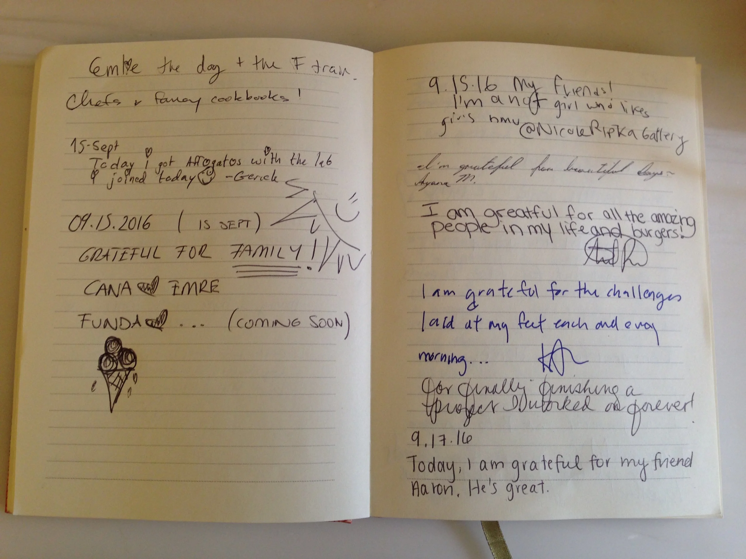 "I am grateful for the challenges laid at my feet each and every morning."