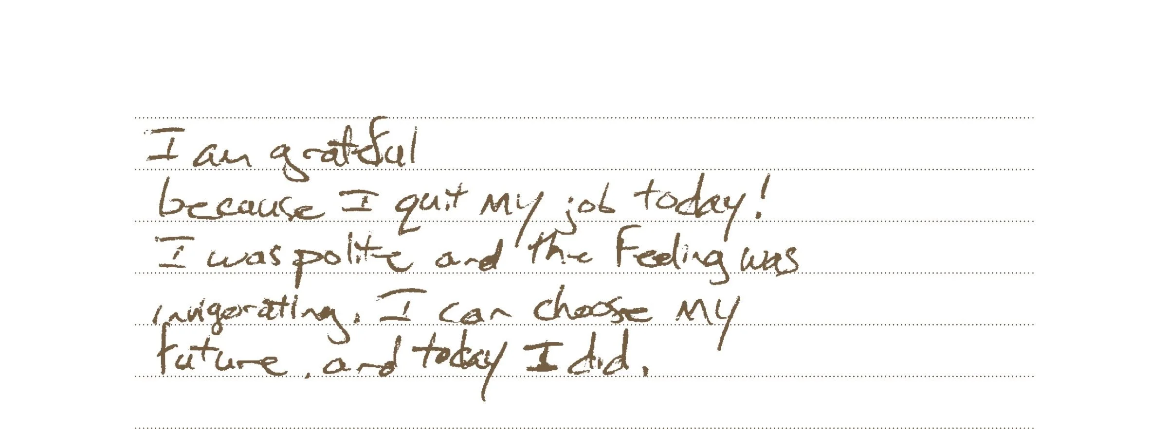 From the Coffee Table Book: “I Can Choose My Future”