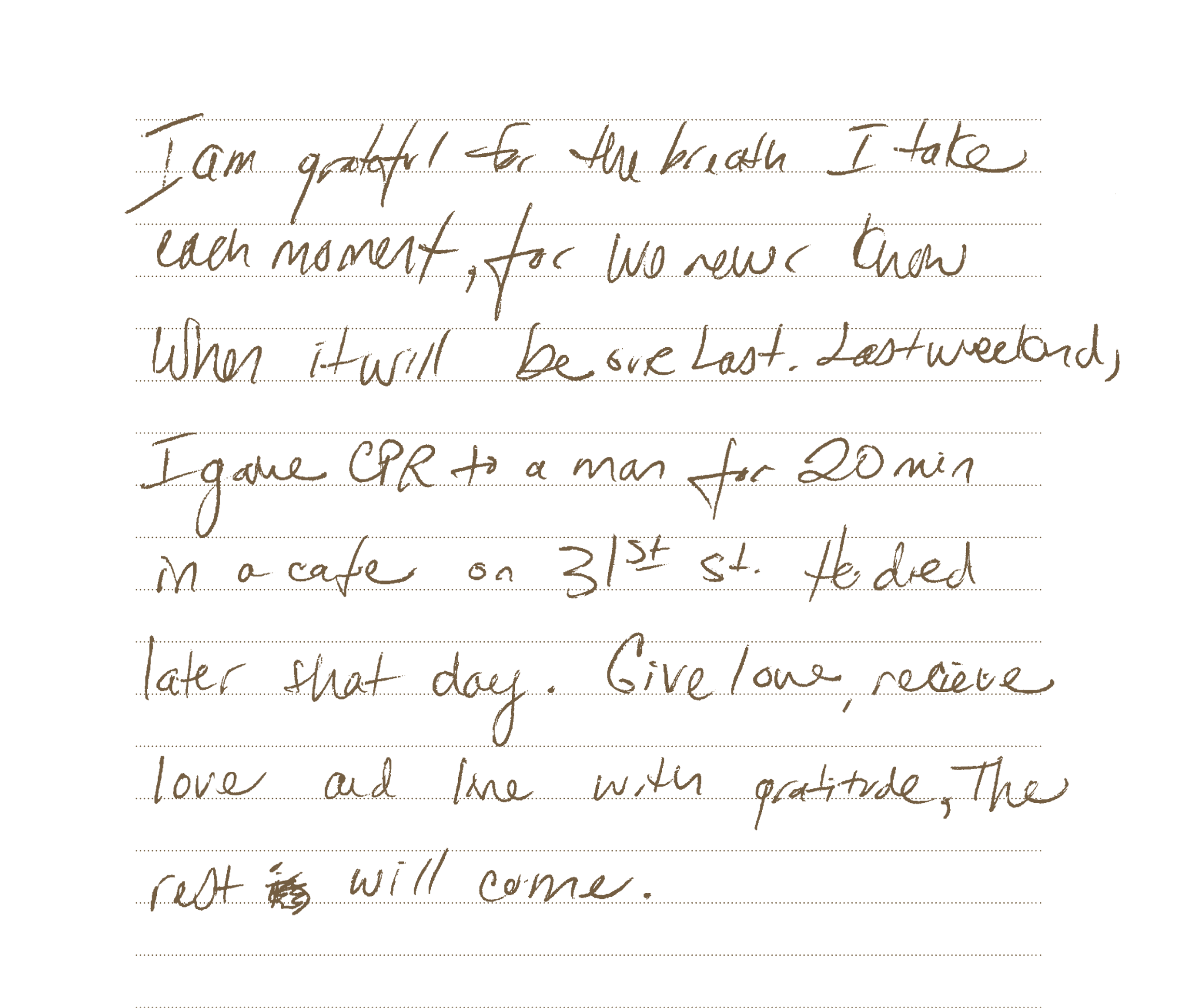 From the Coffee Table Book: “The Breath I Take”