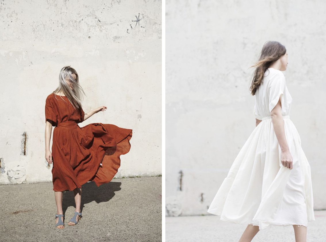 Black Crane dress via Oroboro Store