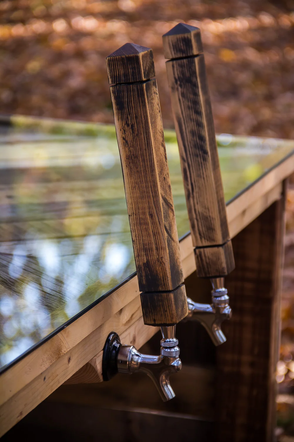 Distressed Wooden Tap Handles
