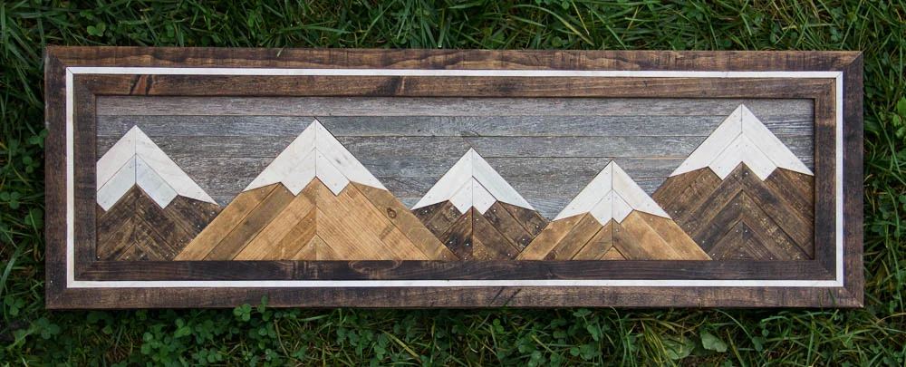 'Dusk' Panoramic Mountain Range