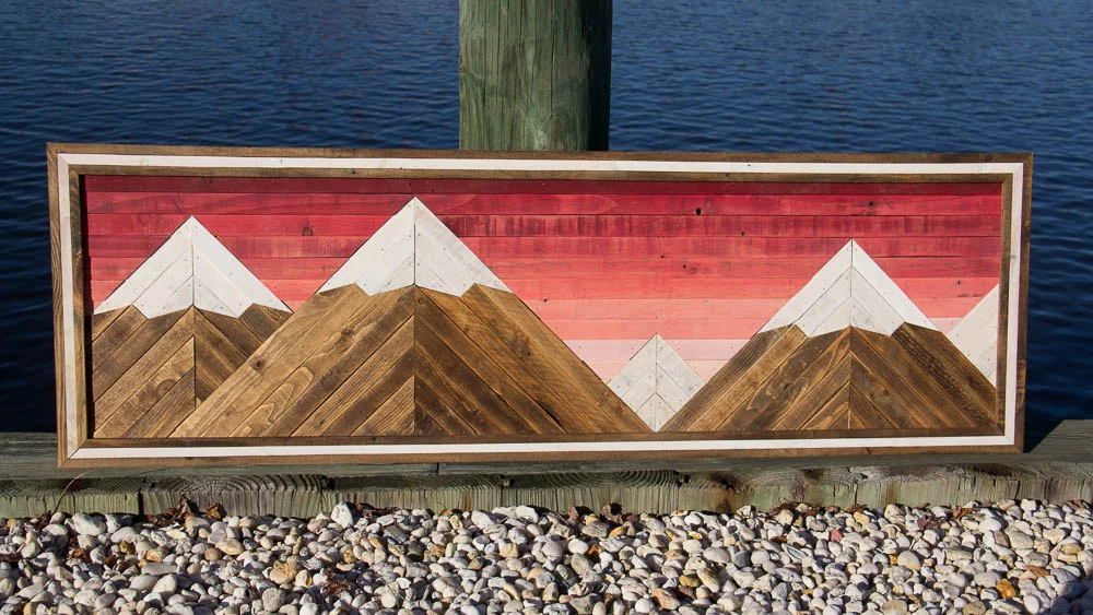 'Sunburst' Panoramic Mountain Range