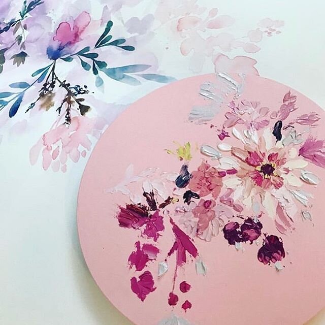 Creating impressions in pinks
.
.
.
.
.
.
#oilpainting #paintingoncanvas #womenwhopaint #abstractfloral #dsfloral #dspink #loosewatercolorflowers #anthropologiehome #loosewatercolor #ihavethisthingwithflowers #ihavethisthingwithpink #surfacedesigner 