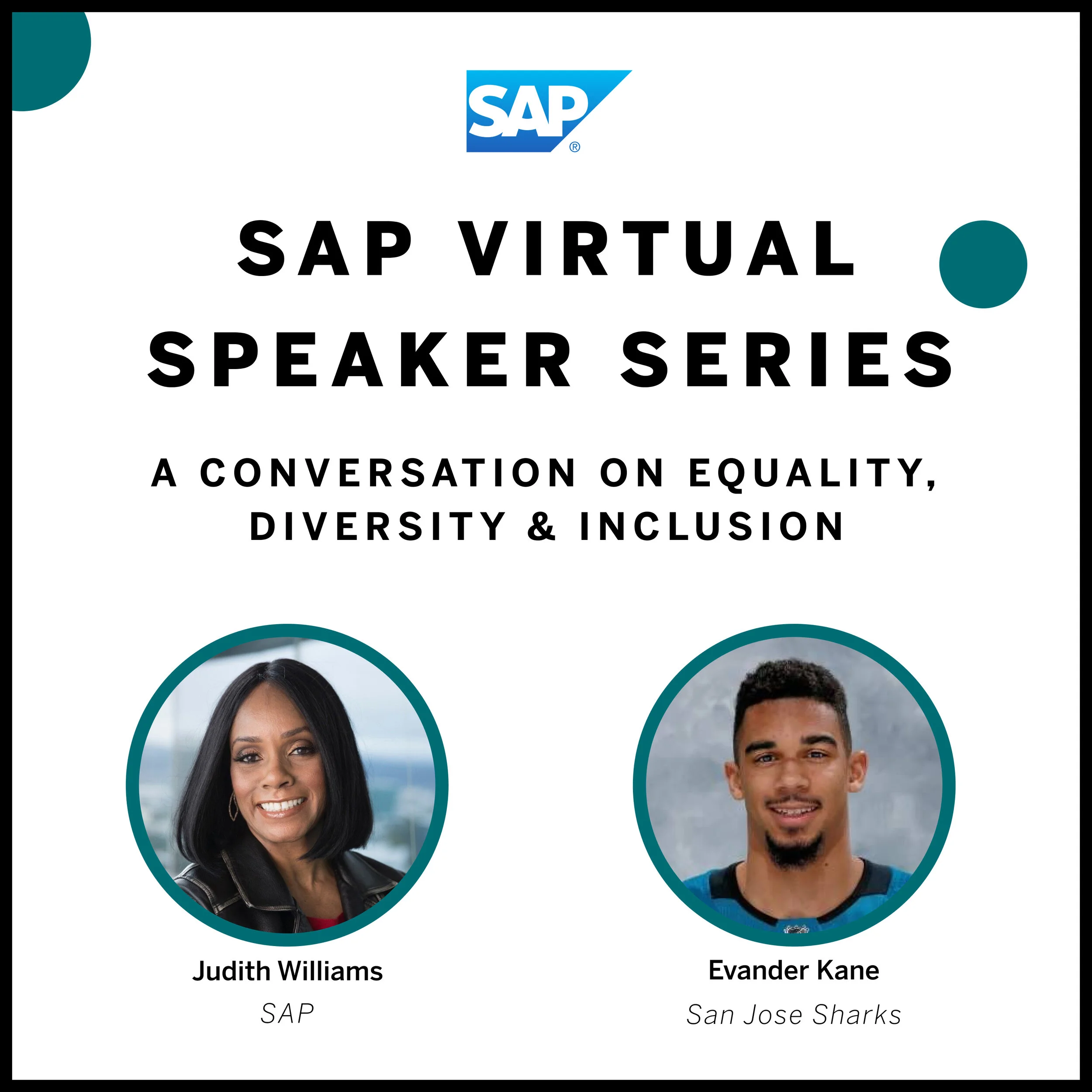 SAP Virtual Speaker Series presents A Conversation on Equality, Diversity &amp; Inclusion