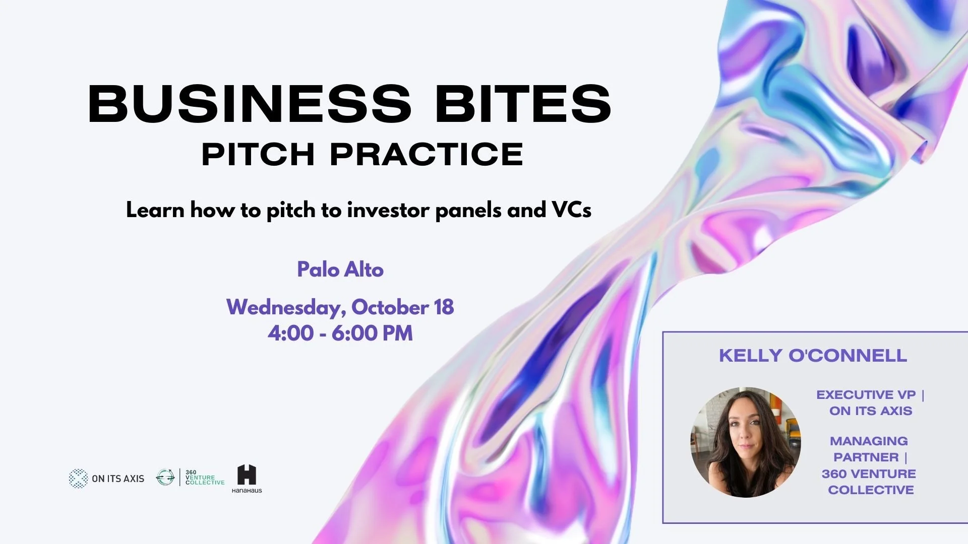 Business Bites - Pitch Practice  | Palo Alto 