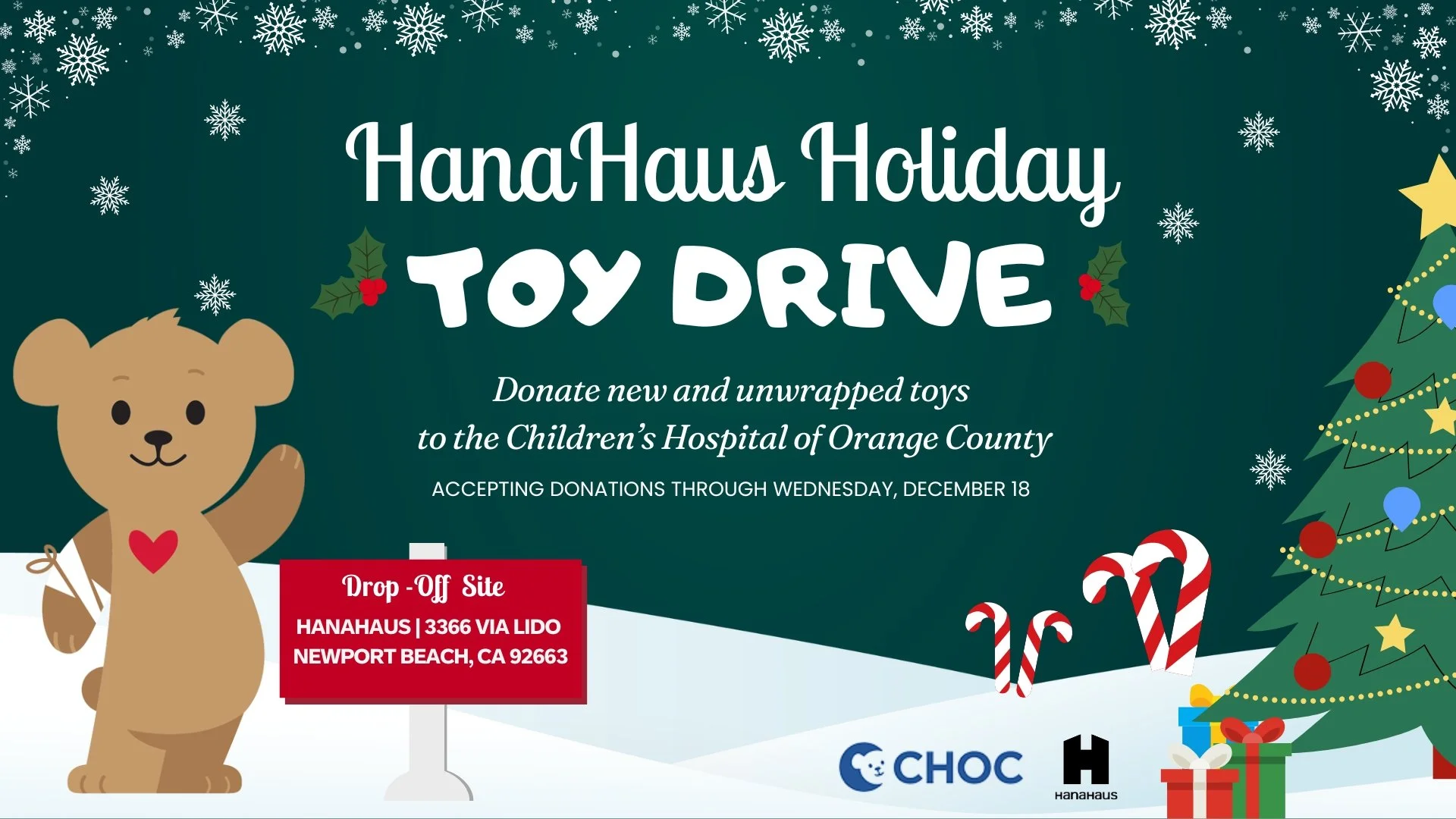 CHOC Holiday Toy Drive