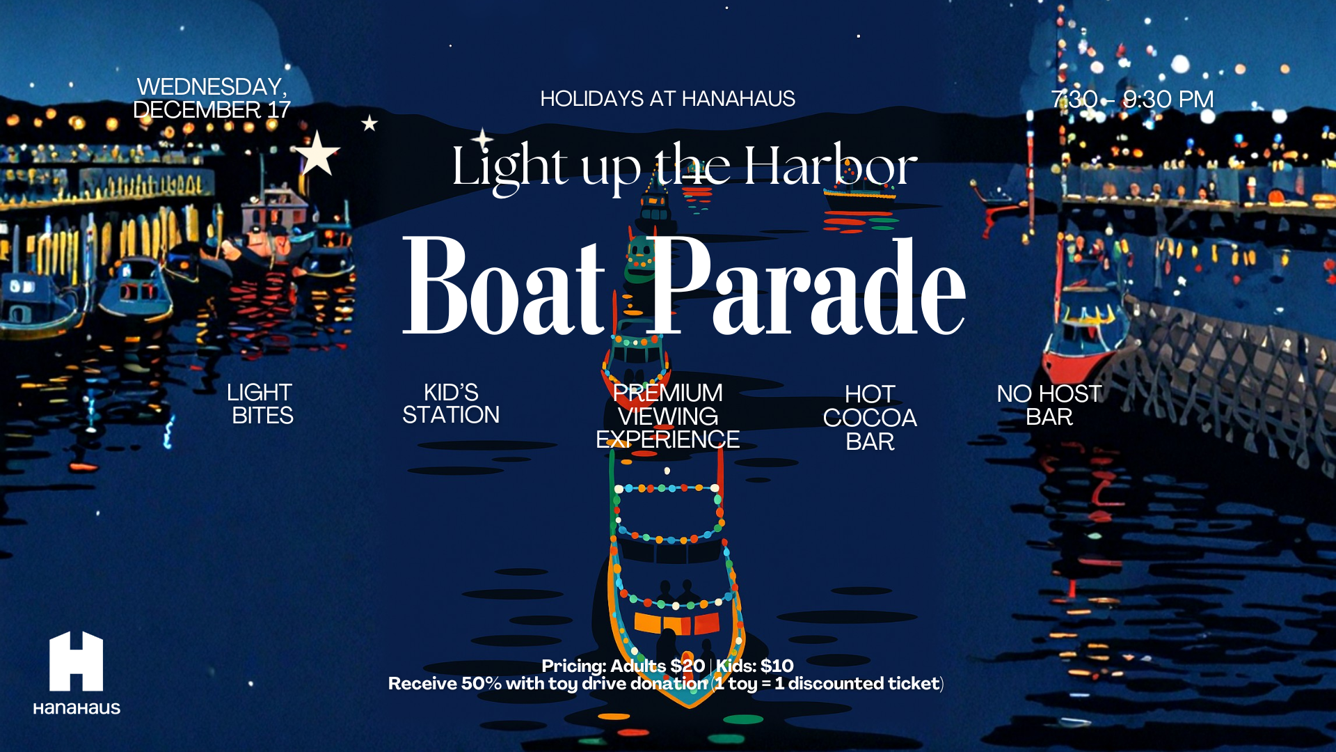 Light Up The Harbor: Boat Parade