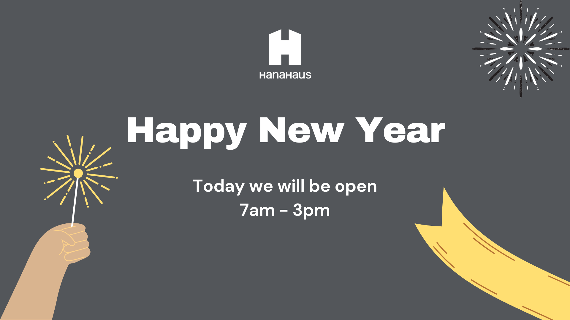 New Years Eve | HanaHaus Hours Effected