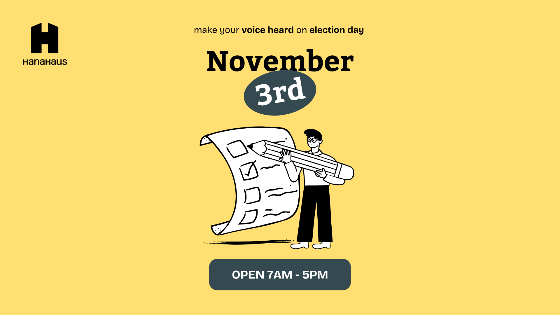 Election Day | Hours Effected