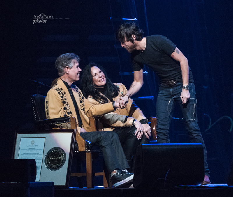 Chris Janson, Randy Travis & Mary Travis