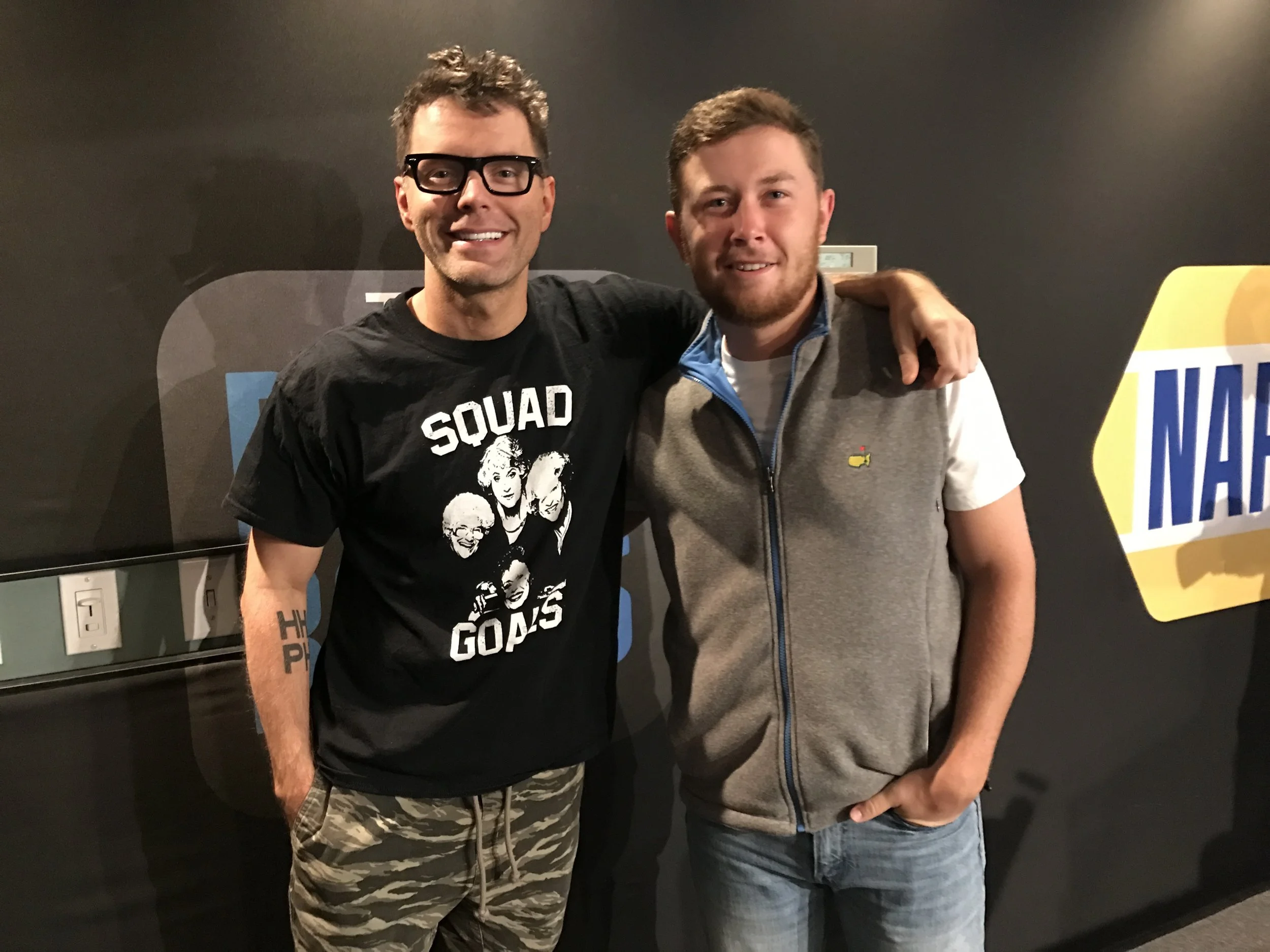 Pictured (left to right): Bobby Bones and Scotty McCreery Photo Credit:Scott Stem