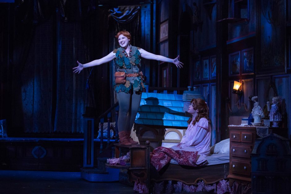 "Any production of “Peter Pan” rises or falls, so to speak, on the strength of the actor playing the title role. Humphrey was a delight: strong-voiced, limber and exuberant, she held the audience captive from the moment of her glitter-dusted entrance through the large windows of the Darling children’s nursery. Wisely, she plays Peter in an innocent rather than petulant way. Done wrong, the character could come across as a bully and a brat. Put another way: There’s a reason that some immature, insufferable men are said to suffer from "Peter Pan syndrome." But Humphrey’s characterization isn’t that of a spoiled child who runs roughshod over other people. This Peter Pan is more like Jean-Jacques Rousseau’s “natural man,” a happy being unfettered by the demands of corrupting society." Read the full review here. 