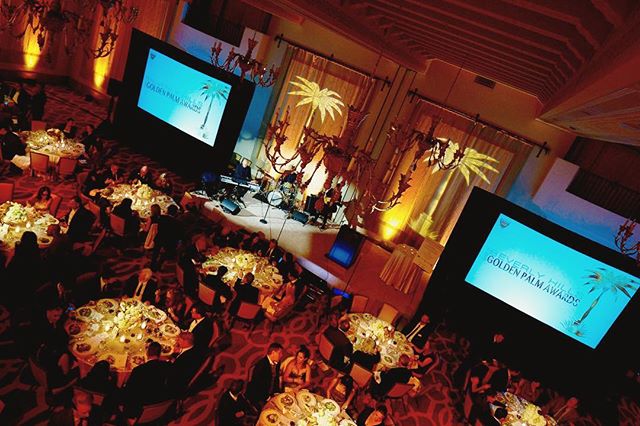 Another beautiful shot from The Beverly Hills Golden Palm Awards at the @montagebh ✨Sound, Lighting, &amp; Projection by @padanoproductions Production by @theverycreativefirm Photography by Tasia Wells &amp; Vince Madero