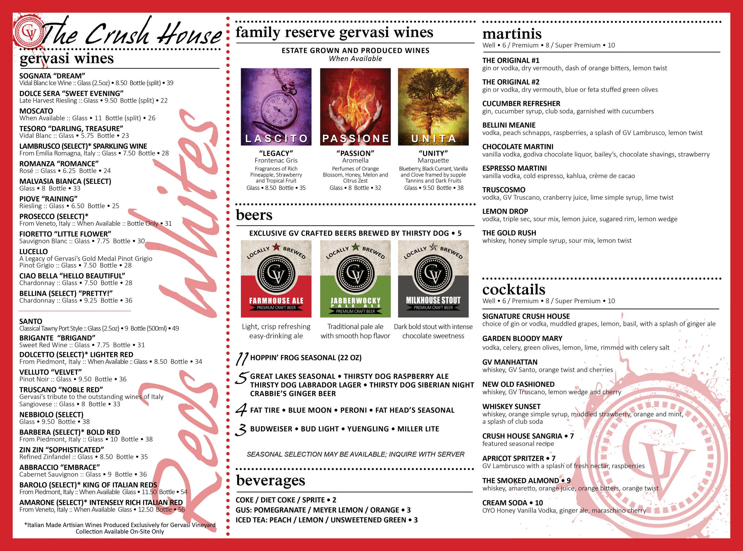 Menu Design