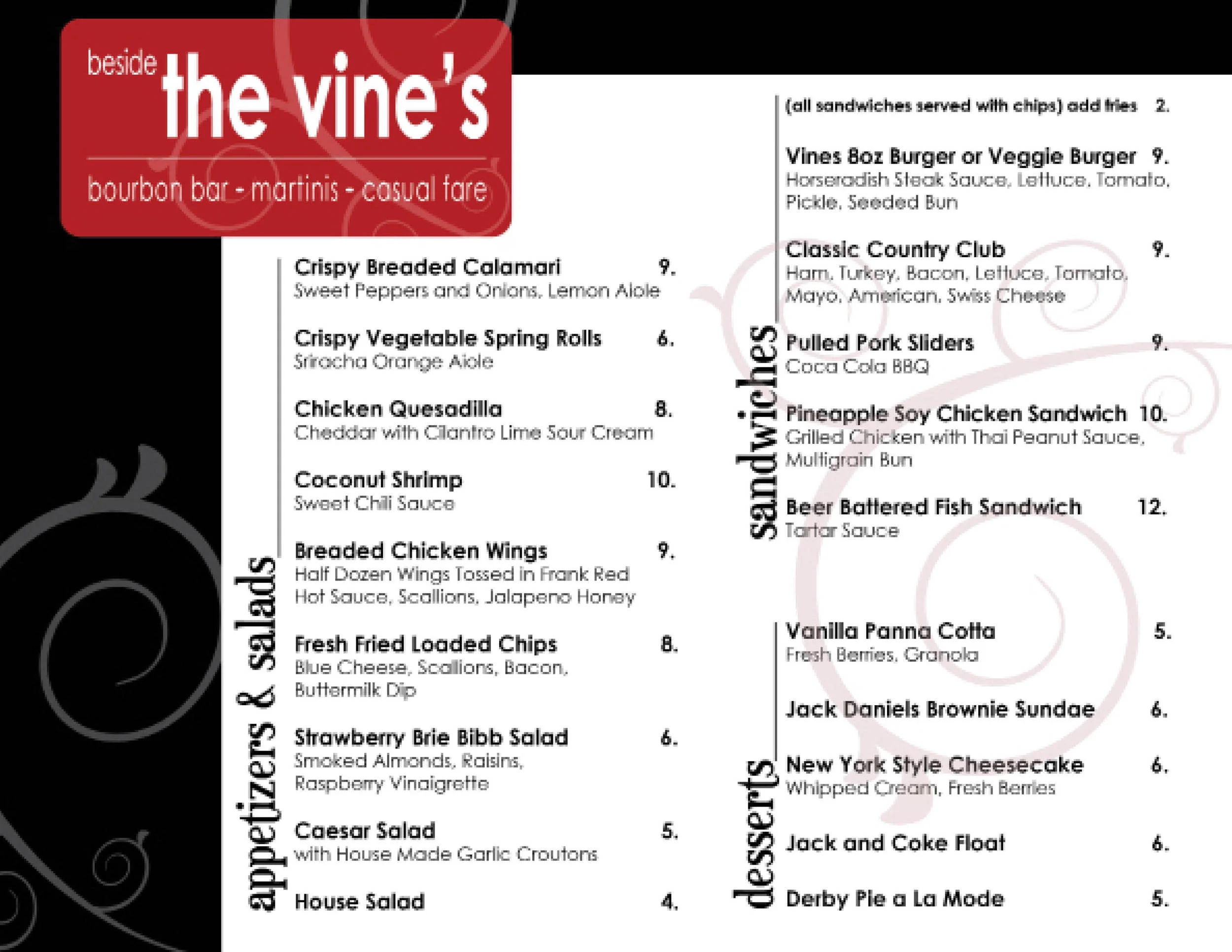 Menu Concept Design
