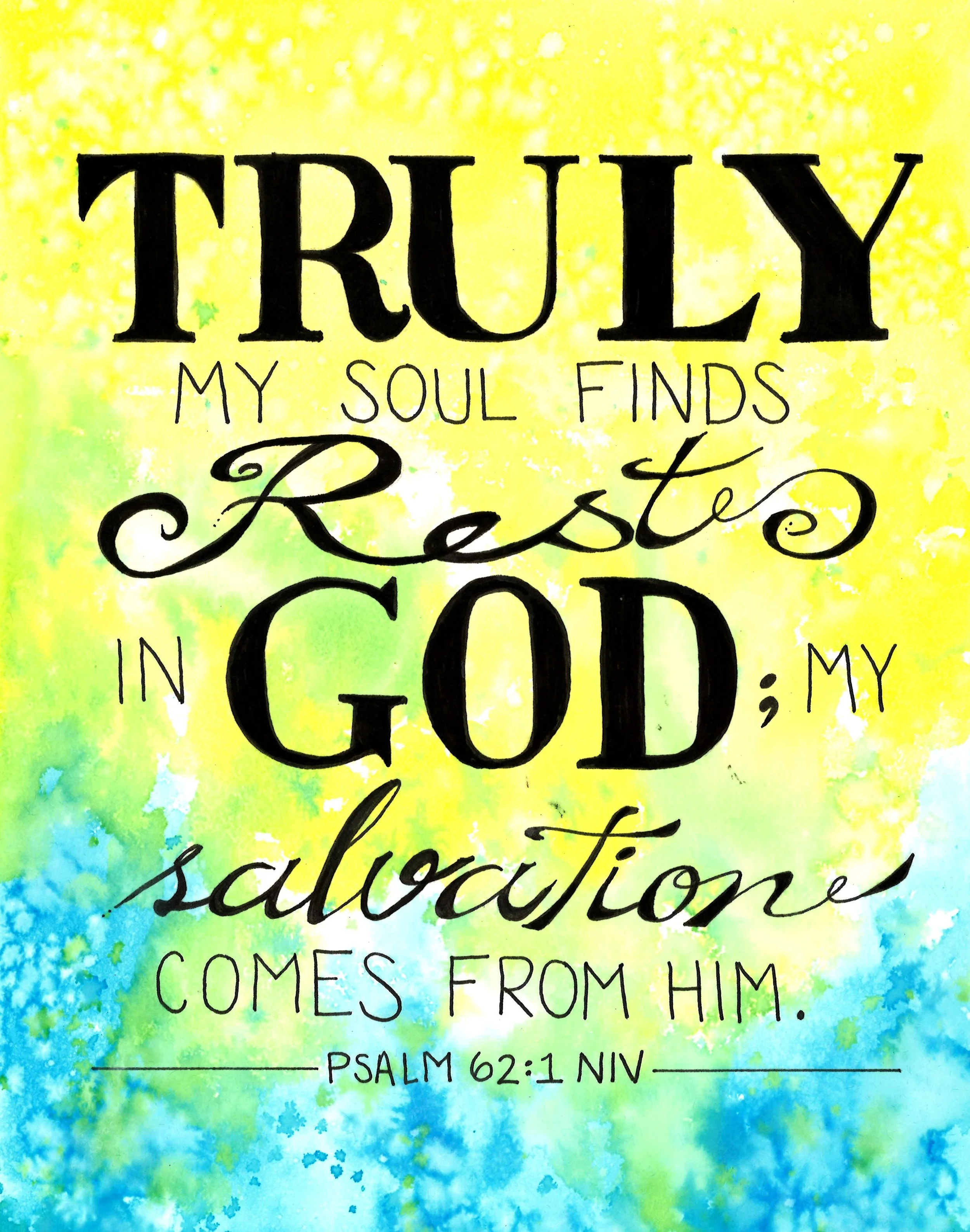 PSALM 62:1 NIV