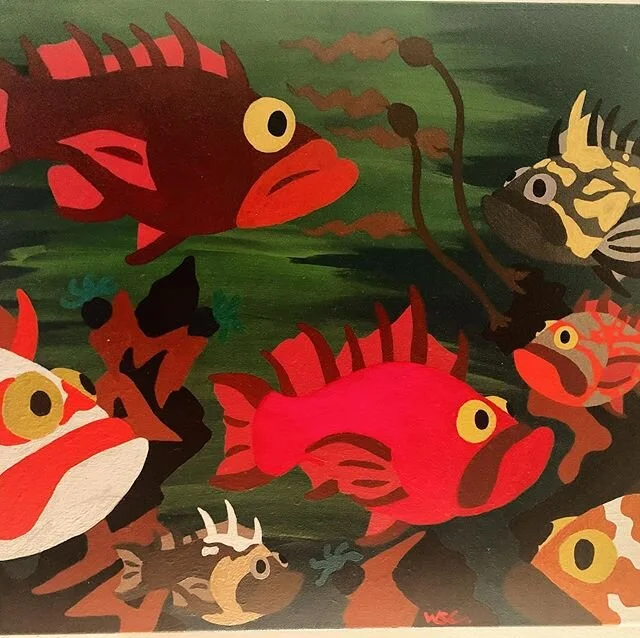 Fish Art 🖼 #fishies🐠 #haidagwaiiliving