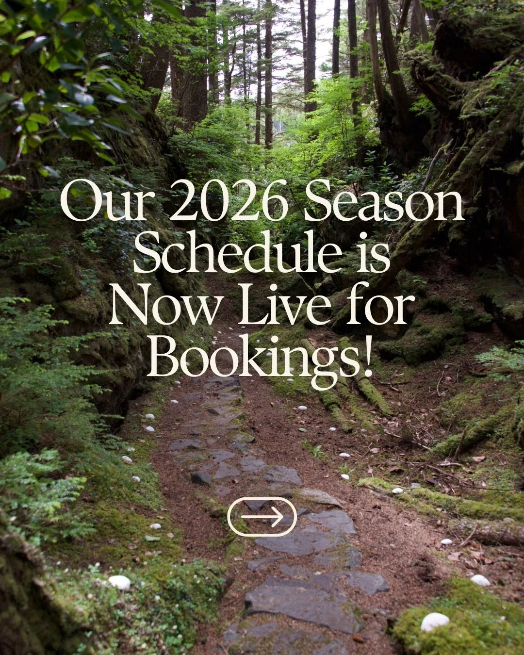 Haawa for your patience, we are now live with bookings available starting early May till mid September 2026. Explore our website for this seasons tour options and choose your adventure. We hope to see you soon! @travelnorthernbc #haidagwaii #gwaiihaa